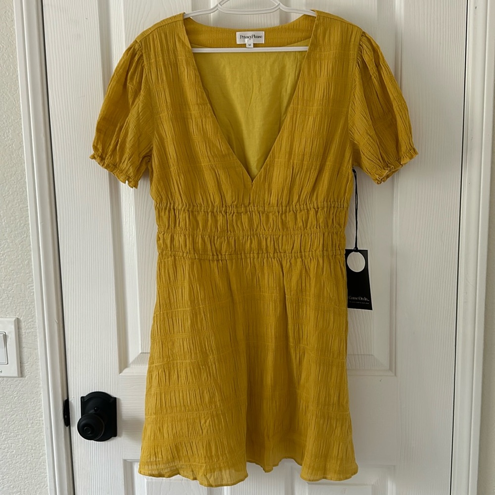 NWT Golden yellow dress